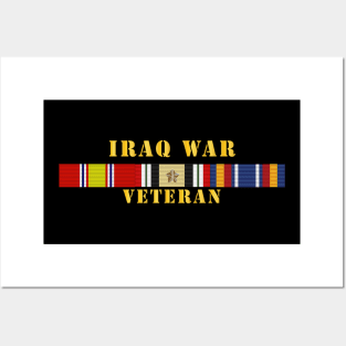 Iraq War Veteran w IRAQ SVC Posters and Art